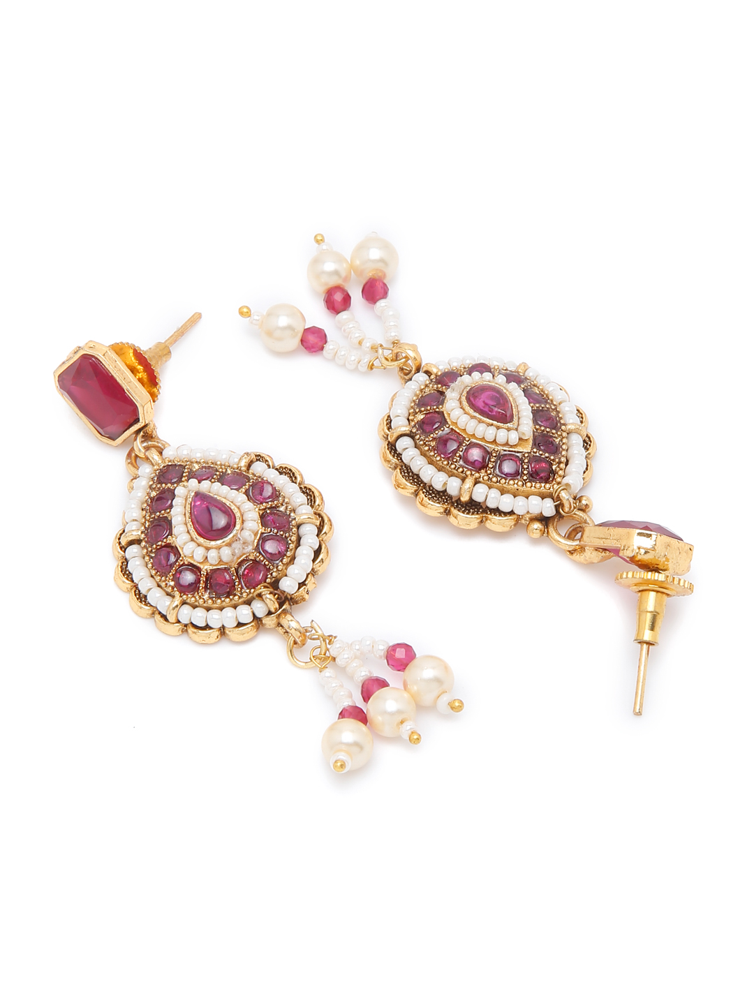 YouBella Jewellery Celebrity Inspired Gold Plated Necklace Jewellery Set for Girls and Women